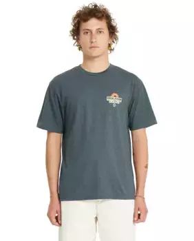 Мужская футболка с короткими рукавами и круглым вырезом Volcom, серый