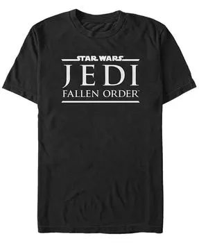 Мужская футболка с короткими рукавами и логотипом Jedi Fallen Order «Звездные войны» Fifth Sun, черный