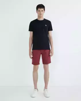 Мужская футболка с короткими рукавами и логотипом зебры Paul Smith, синий