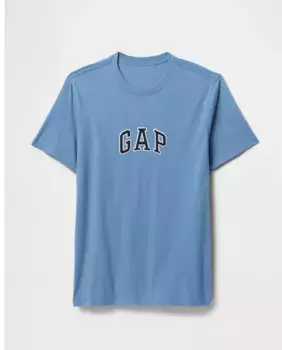 Мужская футболка с короткими рукавами и логотипом Gap, синий