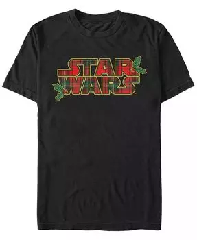 Мужская футболка с короткими рукавами и логотипом Star Wars Tartan Fifth Sun, черный