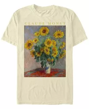 Мужская футболка с короткими рукавами и подсолнухами Monet Fifth Sun