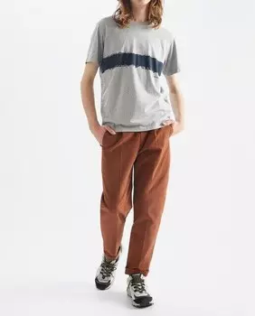 Мужская футболка с короткими рукавами и принтом спереди Loreak Mendian, серый