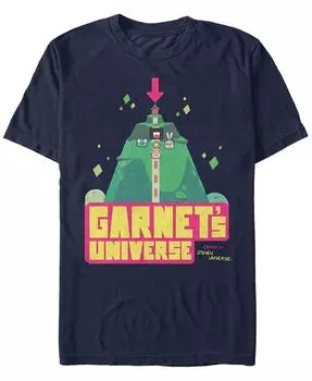 Мужская футболка с короткими рукавами и рисунком «Вселенная Стивена» Garnet's Universe Fifth Sun, синий