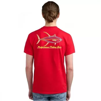 Мужская футболка с короткими рукавами и рисунком Columbia PFG, цвет Bright Red Pfg