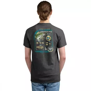 Мужская футболка с короткими рукавами и рисунком Columbia PFG, цвет Gray Elements