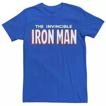 Мужская футболка с короткими рукавами и рисунком Marvel Invincible Iron Man Licensed Character
