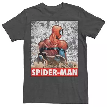 Мужская футболка с короткими рукавами и рисунком Marvel Obey Spider-Man Licensed Character