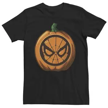 Мужская футболка с короткими рукавами и тыквой Marvel Spider-Man Licensed Character