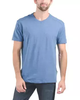 Мужская футболка с короткими рукавами и v-образным вырезом Kenneth Cole, цвет Ocean