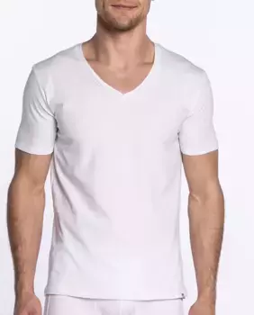 Мужская футболка с короткими рукавами и V-образным вырезом Punto Blanco, белый