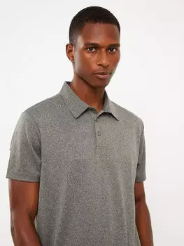 Мужская футболка с короткими рукавами и воротником поло LCW OUTDOOR