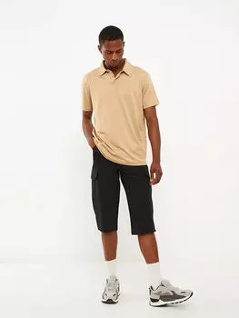 Мужская футболка с короткими рукавами и воротником поло LCW OUTDOOR