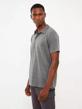 Мужская футболка с короткими рукавами и воротником поло LCW OUTDOOR