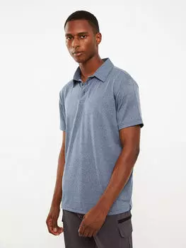 Мужская футболка с короткими рукавами и воротником поло LCW OUTDOOR