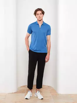 Мужская футболка с короткими рукавами и воротником поло LCW Vision