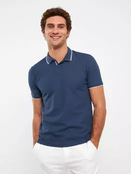 Мужская футболка с короткими рукавами и воротником поло LCW Vision