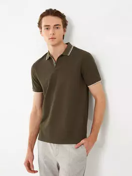 Мужская футболка с короткими рукавами и воротником поло LCW Vision