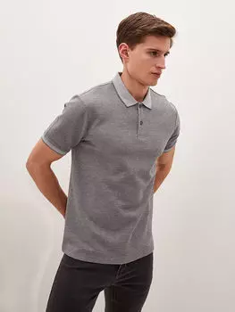 Мужская футболка с короткими рукавами и воротником поло LCW Vision