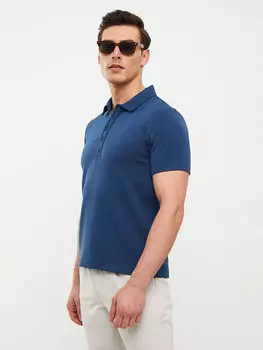 Мужская футболка с короткими рукавами и воротником поло LCWAIKIKI Classic