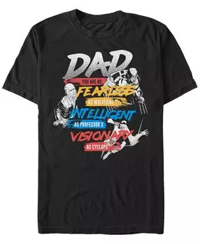 Мужская футболка с короткими рукавами из коллекции комиксов marvel dad you are an x-men Fifth Sun, черный