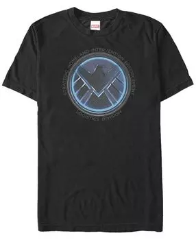 Мужская футболка с короткими рукавами из коллекции комиксов marvel shield meaning emblem Fifth Sun, черный