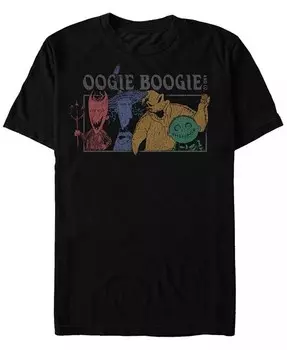 Мужская футболка с короткими рукавами «Кошмар перед Рождеством» Lets Boogie Fifth Sun, черный