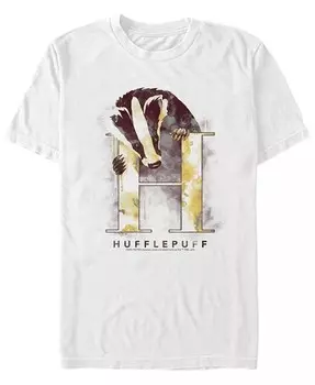 Мужская футболка с короткими рукавами Looney Tunes Hufflepuff Mystic Wash Badger Fifth Sun, белый