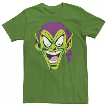 Мужская футболка с короткими рукавами Marvel Green Goblin Retro Grin Licensed Character