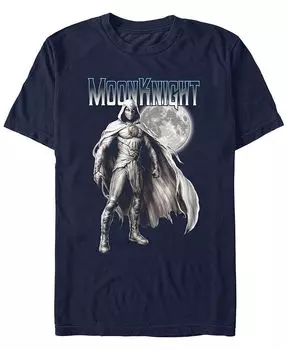 Мужская футболка с короткими рукавами Marvel Likeness Moon Knight Moon Fifth Sun, синий