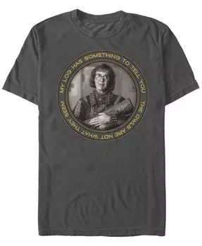 Мужская футболка с короткими рукавами «Мой журнал хочет тебе что-то сказать» Твин Пикс Fifth Sun, серый