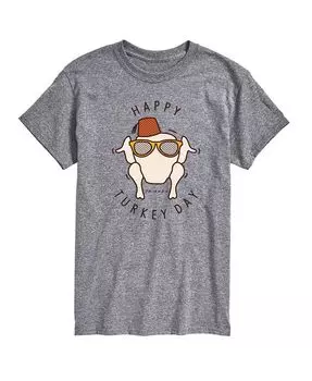 Мужская футболка с короткими рукавами на День благодарения «Друзья» AIRWAVES, серый