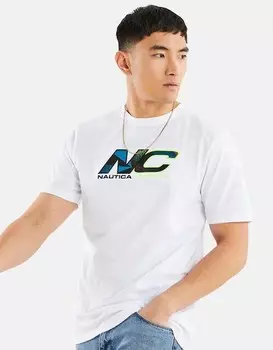 Мужская футболка с короткими рукавами Nautica, белый