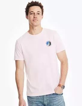 Мужская футболка с короткими рукавами Nautica, розовый