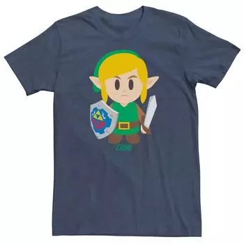 Мужская футболка с короткими рукавами Nintendo Link's Awakening Link Licensed Character