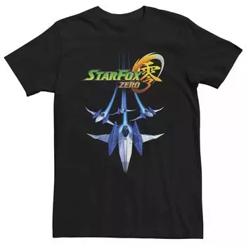 Мужская футболка с короткими рукавами Nintendo Star Fox Zero Squad Formation Licensed Character