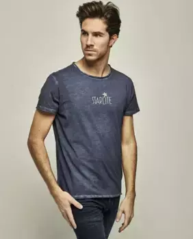 Мужская футболка с короткими рукавами синего цвета Starlite, синий