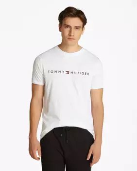 Мужская футболка с короткими рукавами Tommy Hilfiger, белый