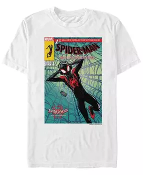Мужская футболка с короткими рукавами в стиле комиксов Marvel «Человек-паук в Spiderverse» Spidey Chill Time Fifth Sun