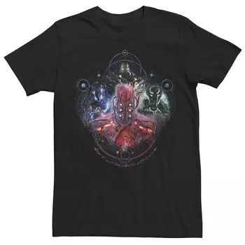 Мужская футболка с космическим портретом Marvel Eternals Celestial Group Licensed Character