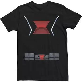 Мужская футболка с костюмом Хэллоуина «Чёрная вдова» Marvel Licensed Character