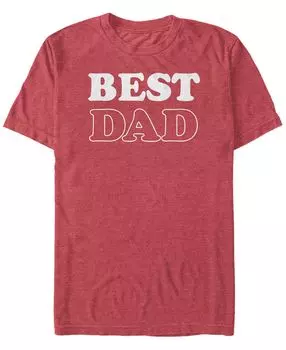 Мужская футболка с круглым вырезом best dad с короткими рукавами Fifth Sun, мульти