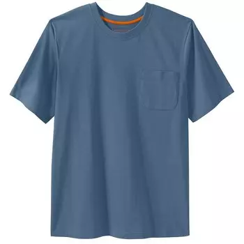 Мужская футболка с круглым вырезом Boulder Creek By Kingsize Big & Tall Heavyweight, цвет Slate Blue
