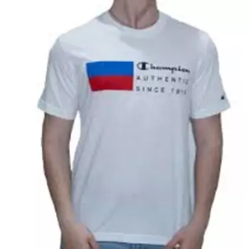 Мужская футболка с круглым вырезом Champion, белый