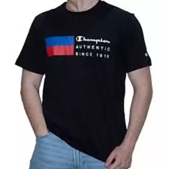 Мужская футболка с круглым вырезом Champion, черный