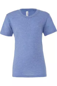 Мужская футболка с круглым вырезом и коротким рукавом из парусины Triblend BELLA + CANVAS