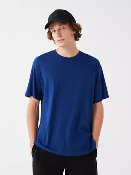 Мужская футболка с круглым вырезом и коротким рукавом LCW Casual, масло