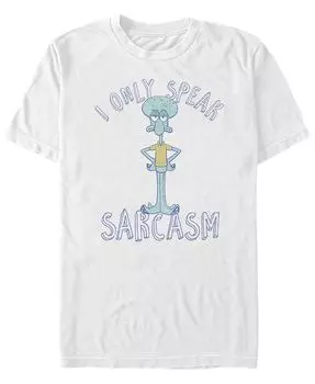 Мужская футболка с круглым вырезом и короткими рукавами Sarcasm Only Fifth Sun, белый
