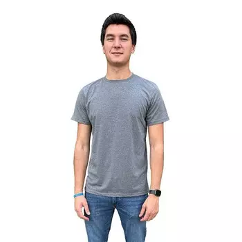 Мужская футболка с круглым вырезом и короткими рукавами, очень мягкая, в новых цветах WEAR SIERRA, цвет Dk Gray