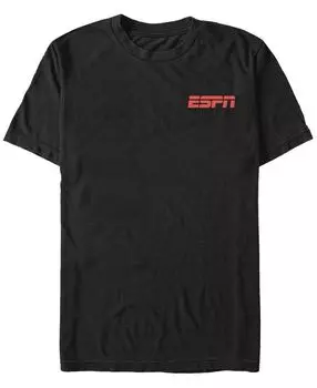 Мужская футболка с круглым вырезом и короткими рукавами espn pocket Fifth Sun, черный